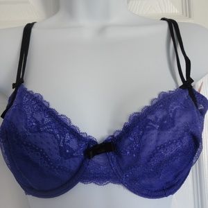 Affinitas Sasha Deep Violet Lace Bra